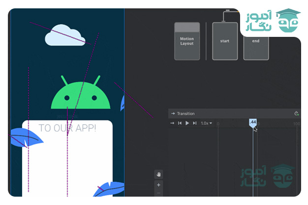 کار با Motion Editor در اندروید استودیو