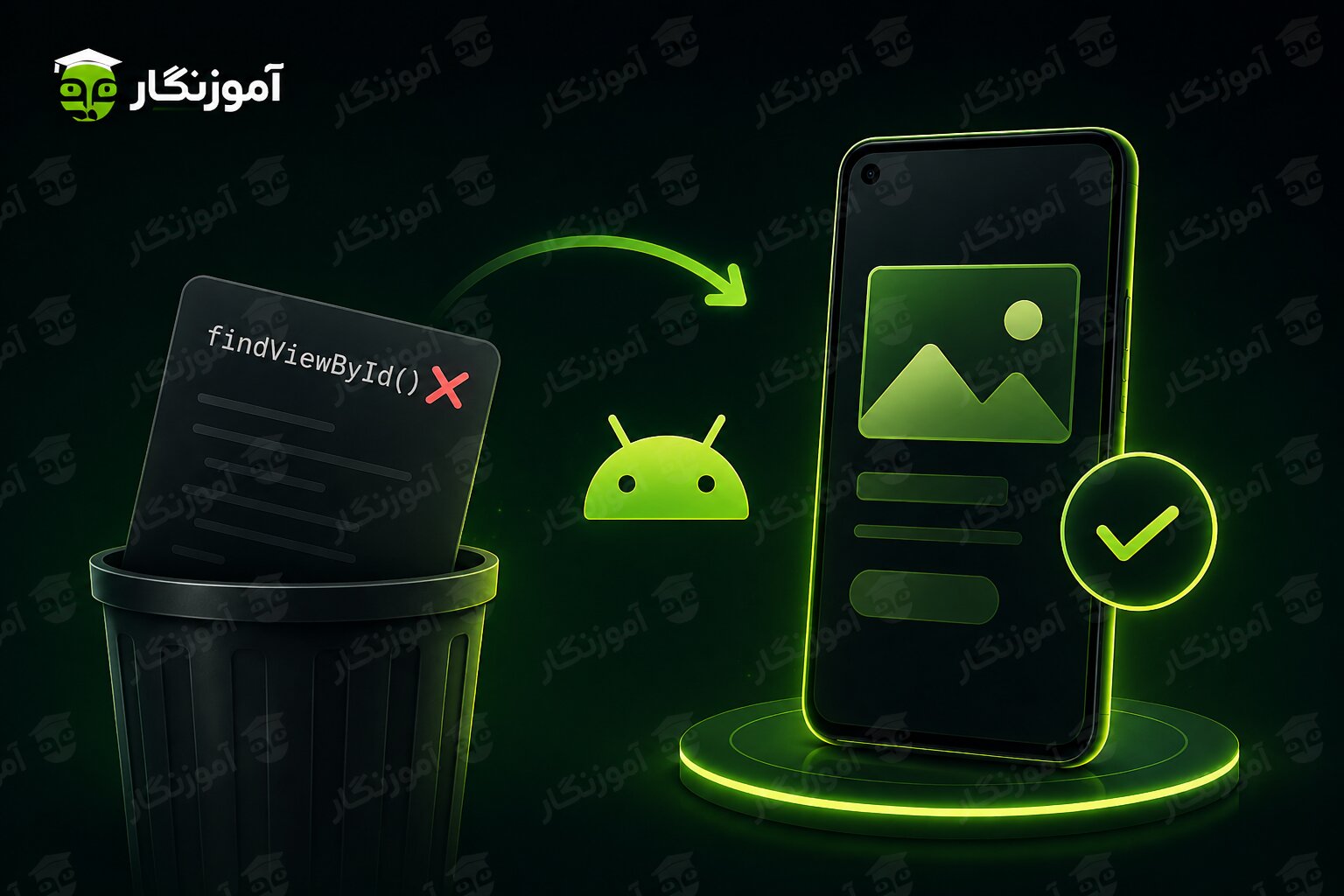 خداحافظی با findViewById در اندروید