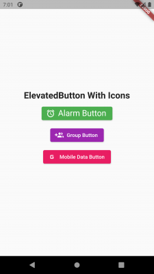 ویجت ElevatedButton