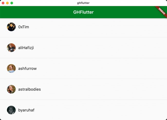 خروجی desktop فلاتر