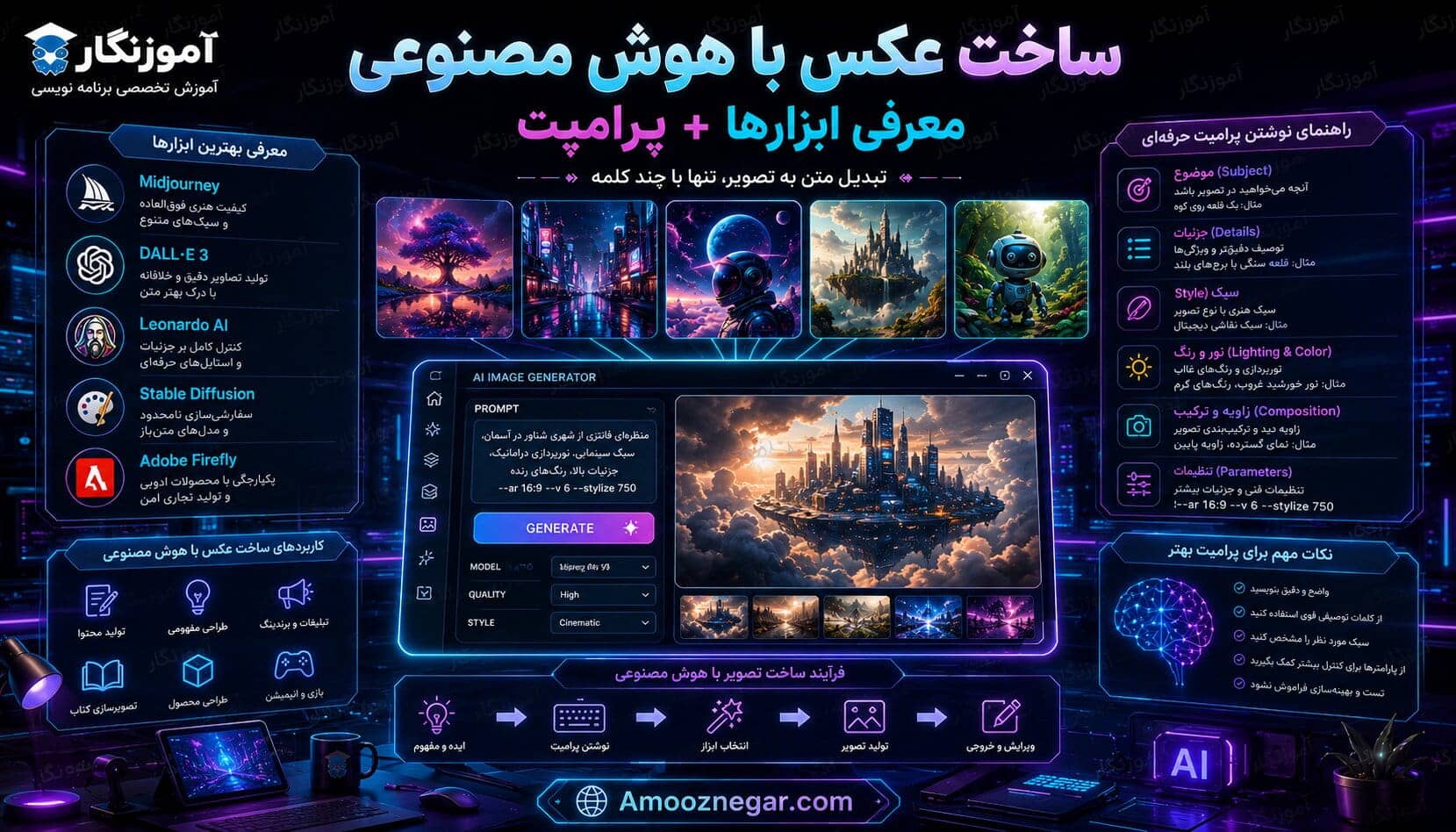 ساخت عکس با هوش مصنوعی