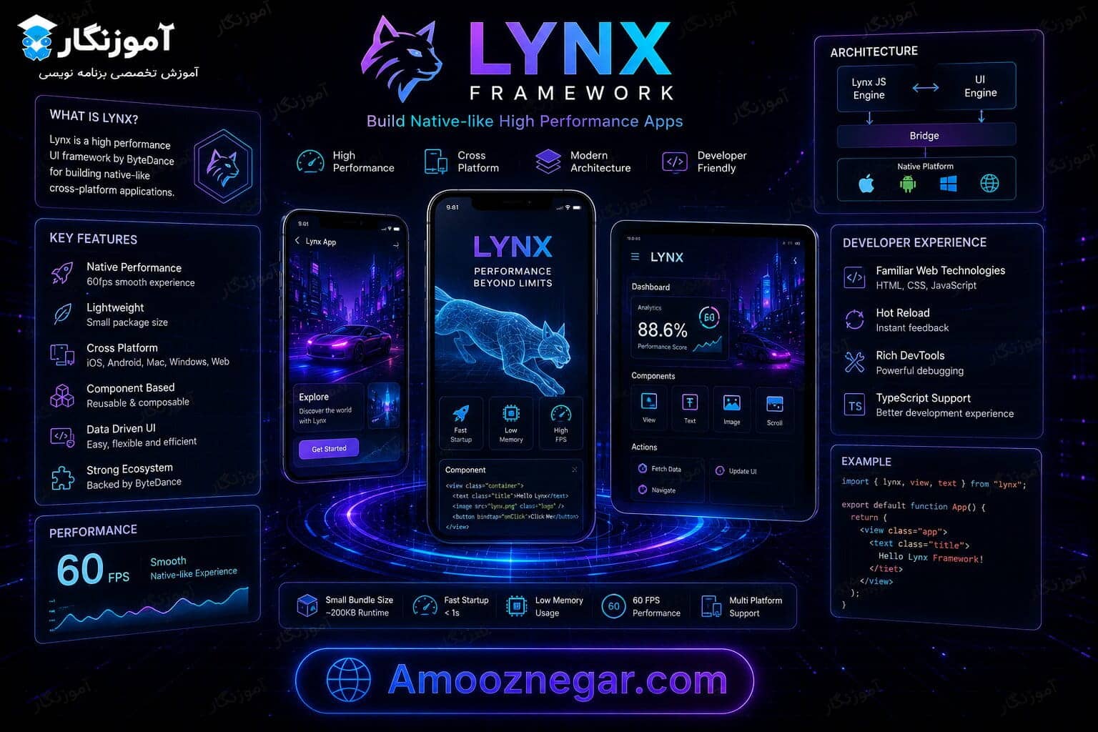 فریمورک Lynx