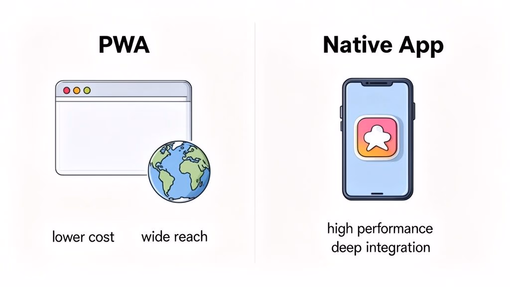 Progressive Web App (PWA) vs Native App 