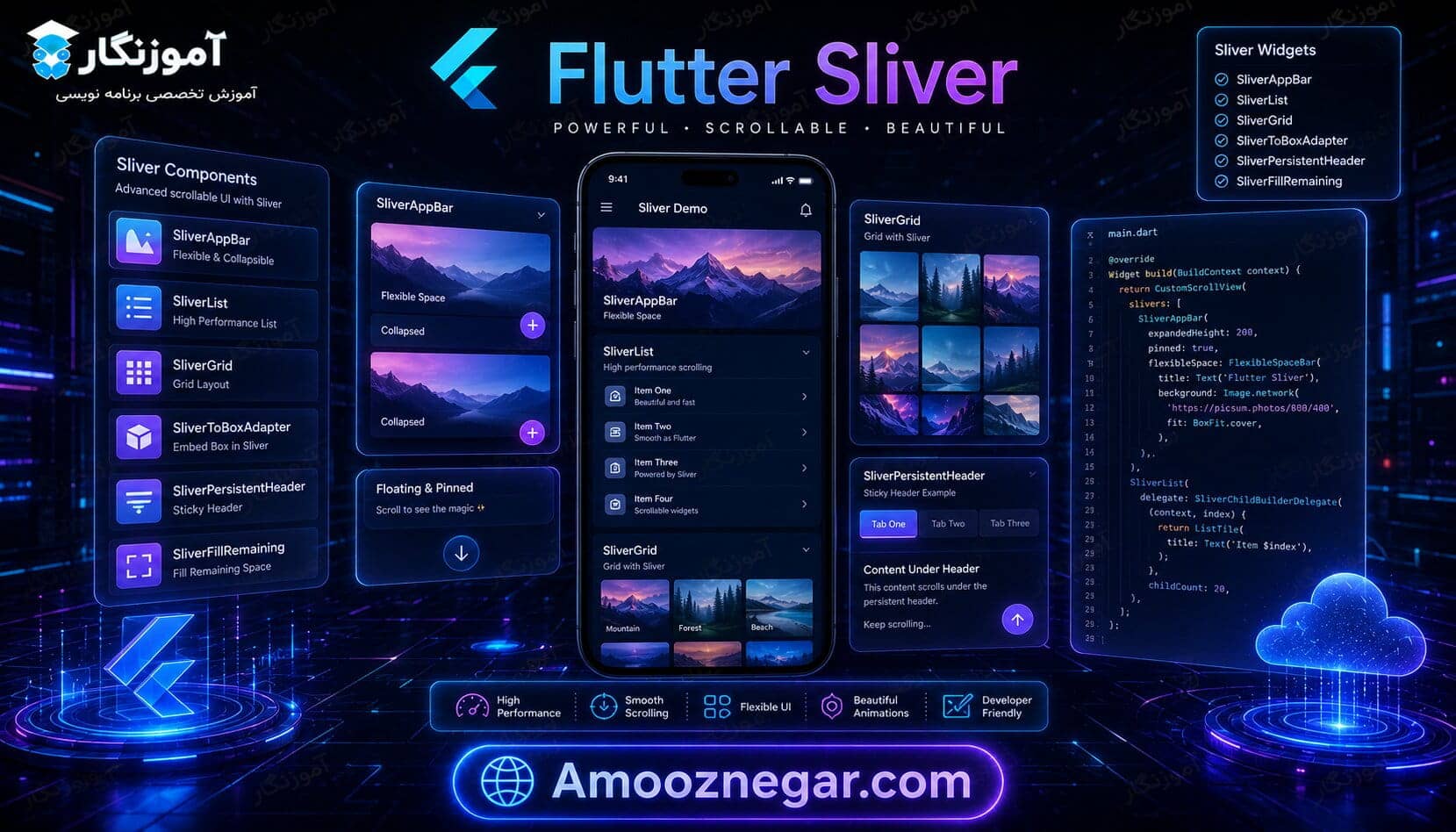 Sliver‌ در فلاتر