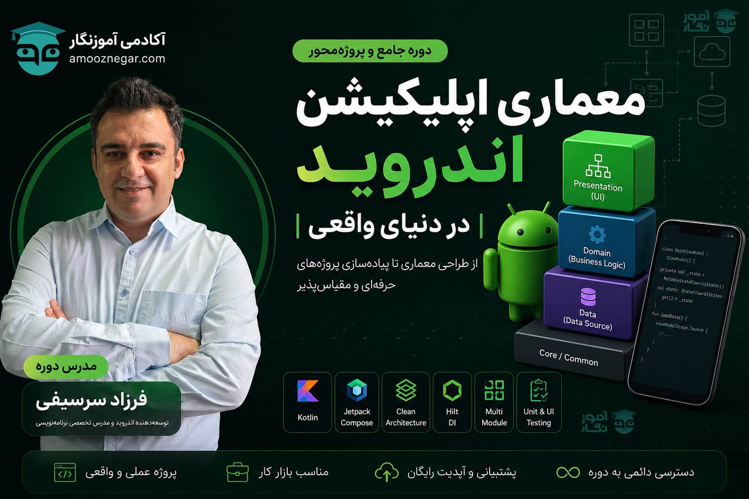 دوره معماری اپلیکیشن اندروید دوره معماری اپلیکیشن اندروید